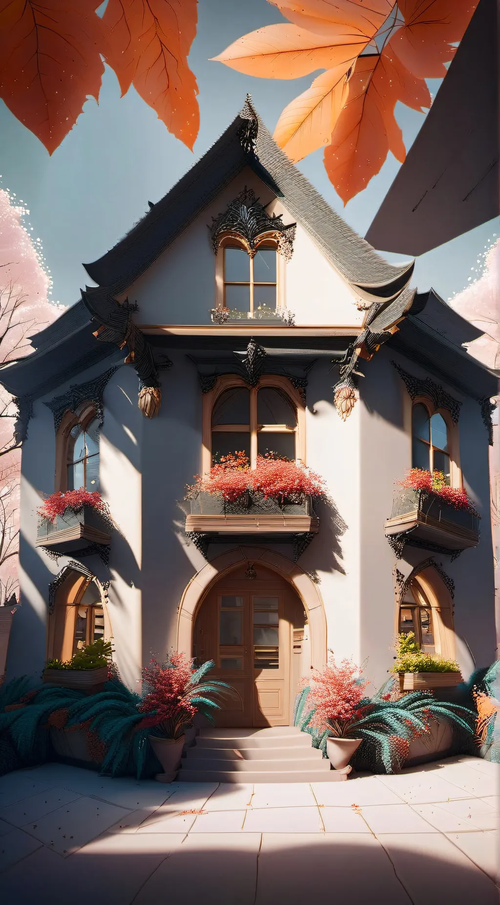 ai character: genderbentloudhous background