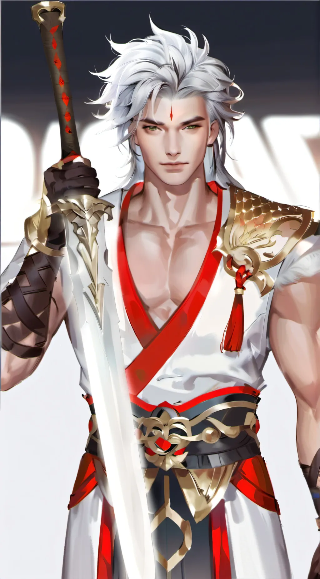 ai character: Tensai  background