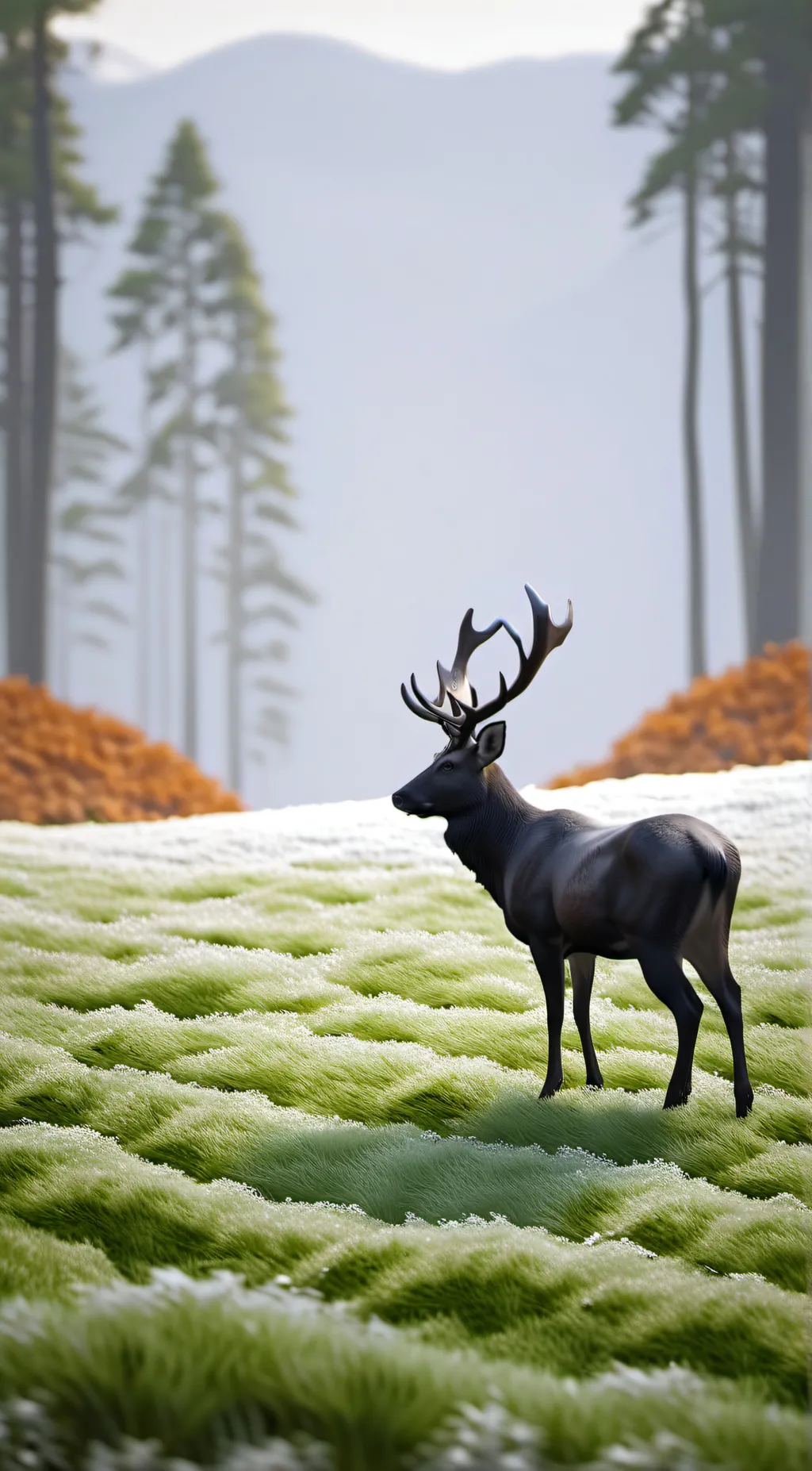 ai character: GO TOUCH GRASS background