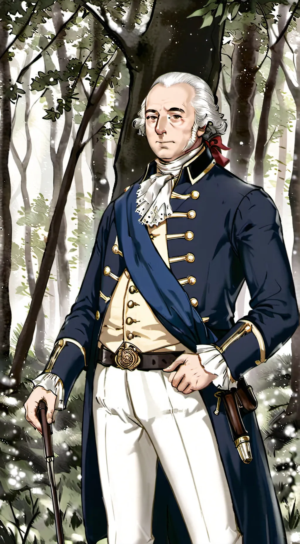 ai character: John Adams background