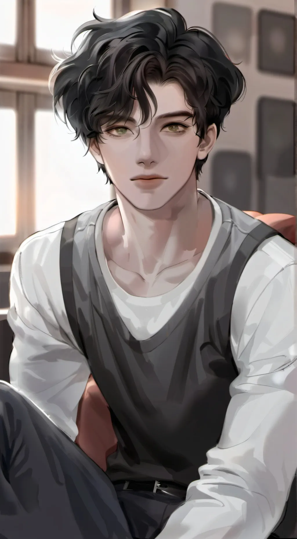 ai character: Ocean  background