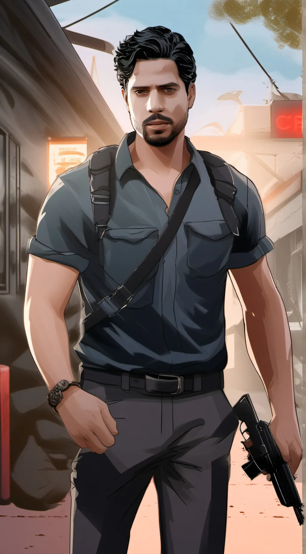 ai character: Luke Alvez background