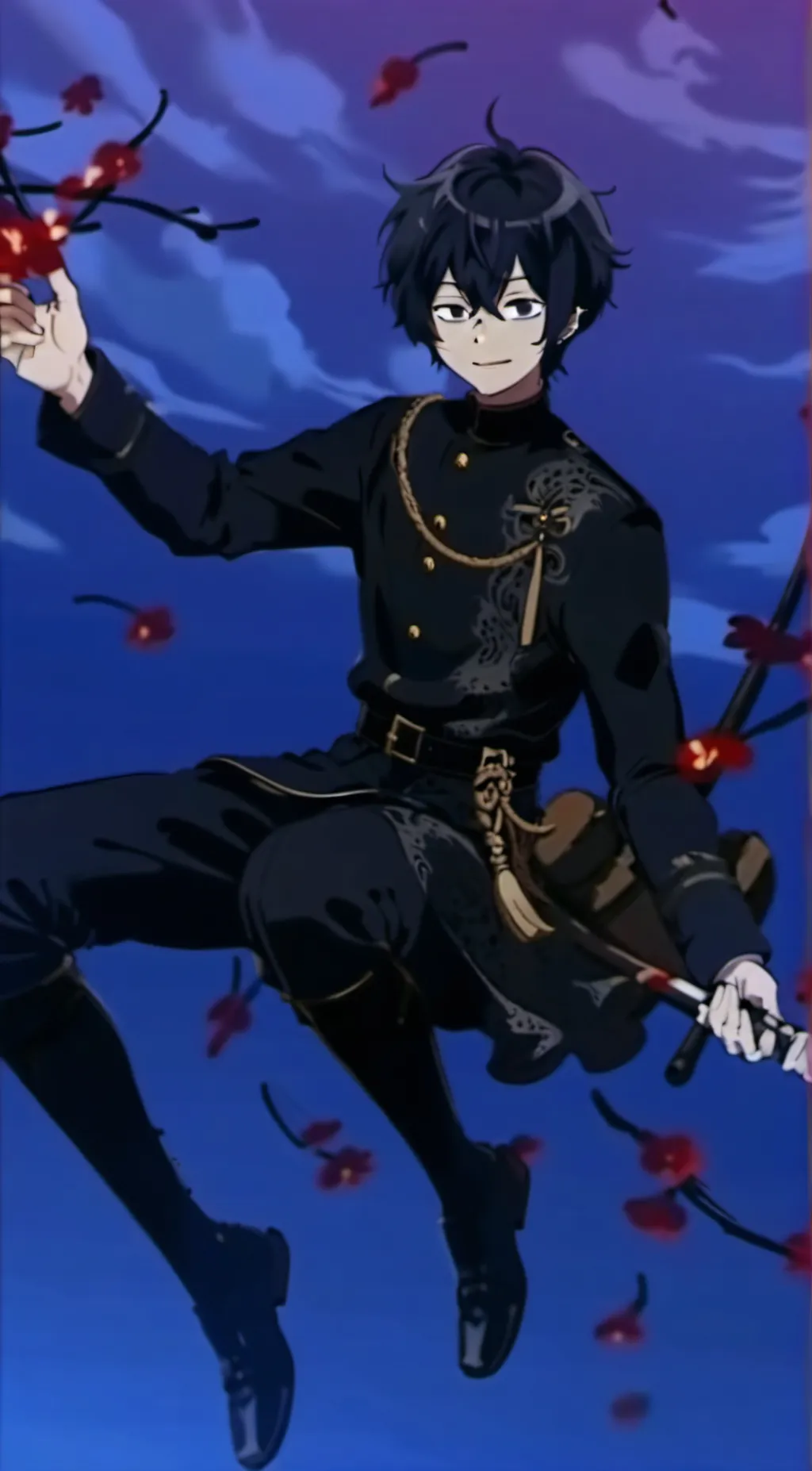 ai character: rose• background