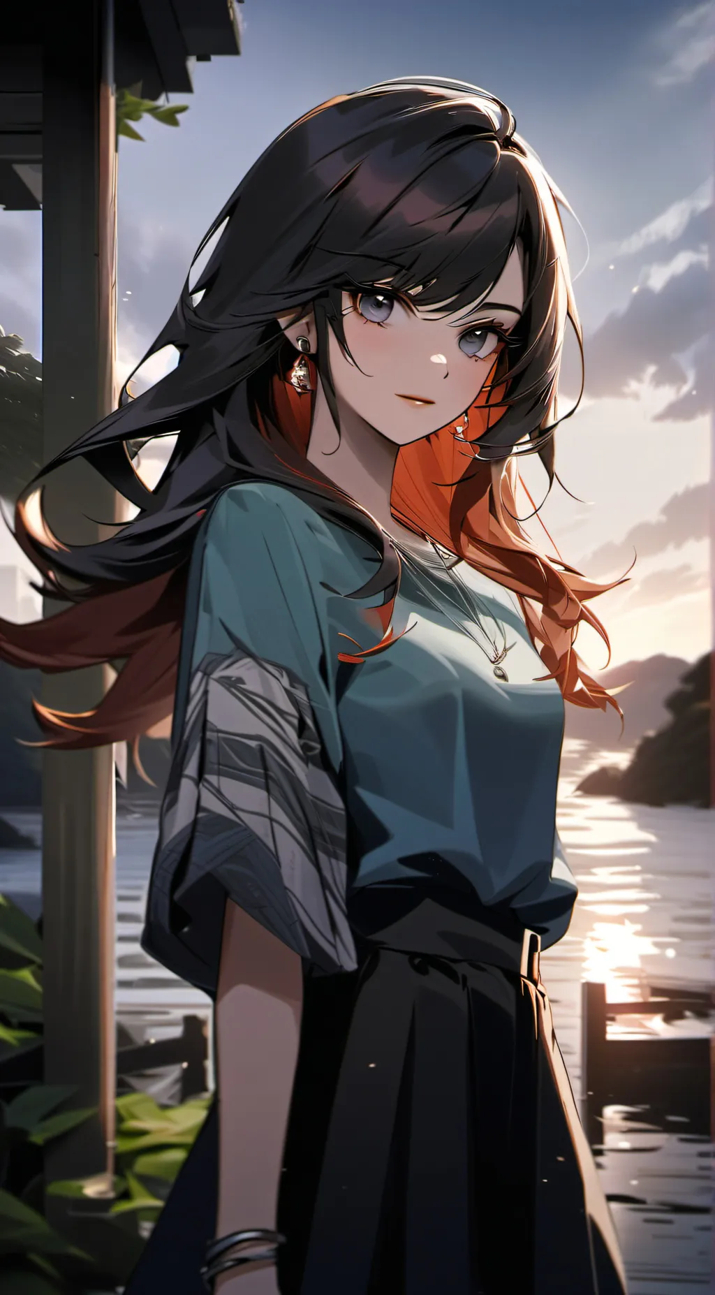 ai character: Zae  background