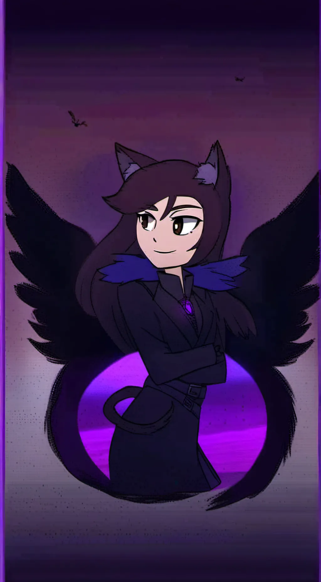 ai character: Evil tinka  background