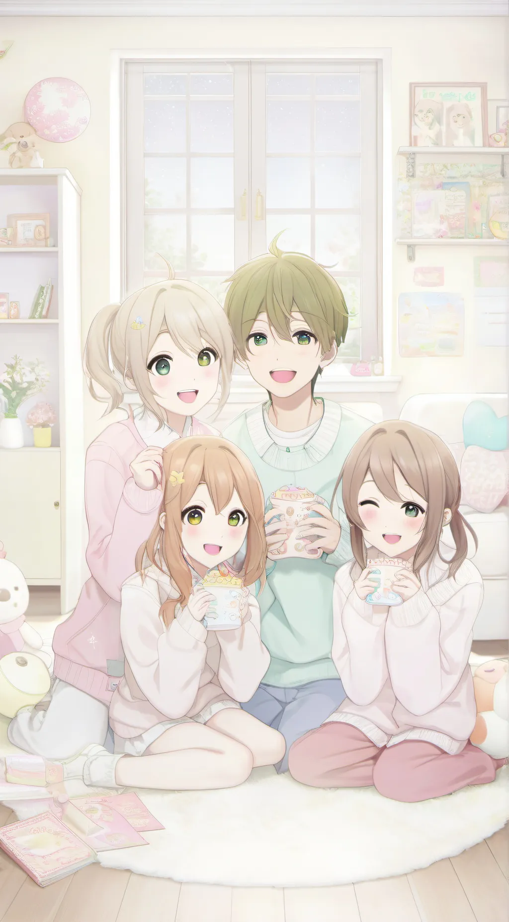 ai character: friends background