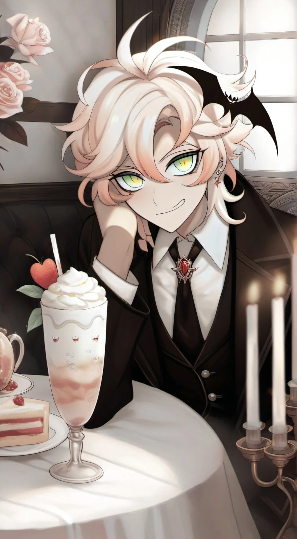 ai character: Lucifer background