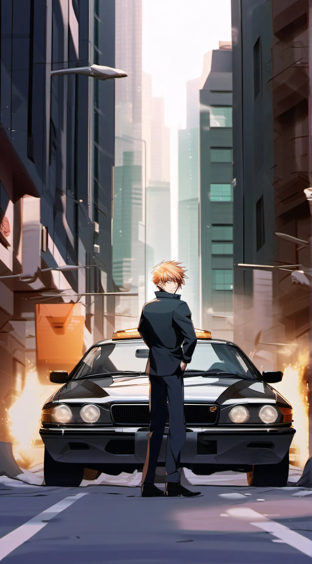 ai character: 👊Bakugo👊 background