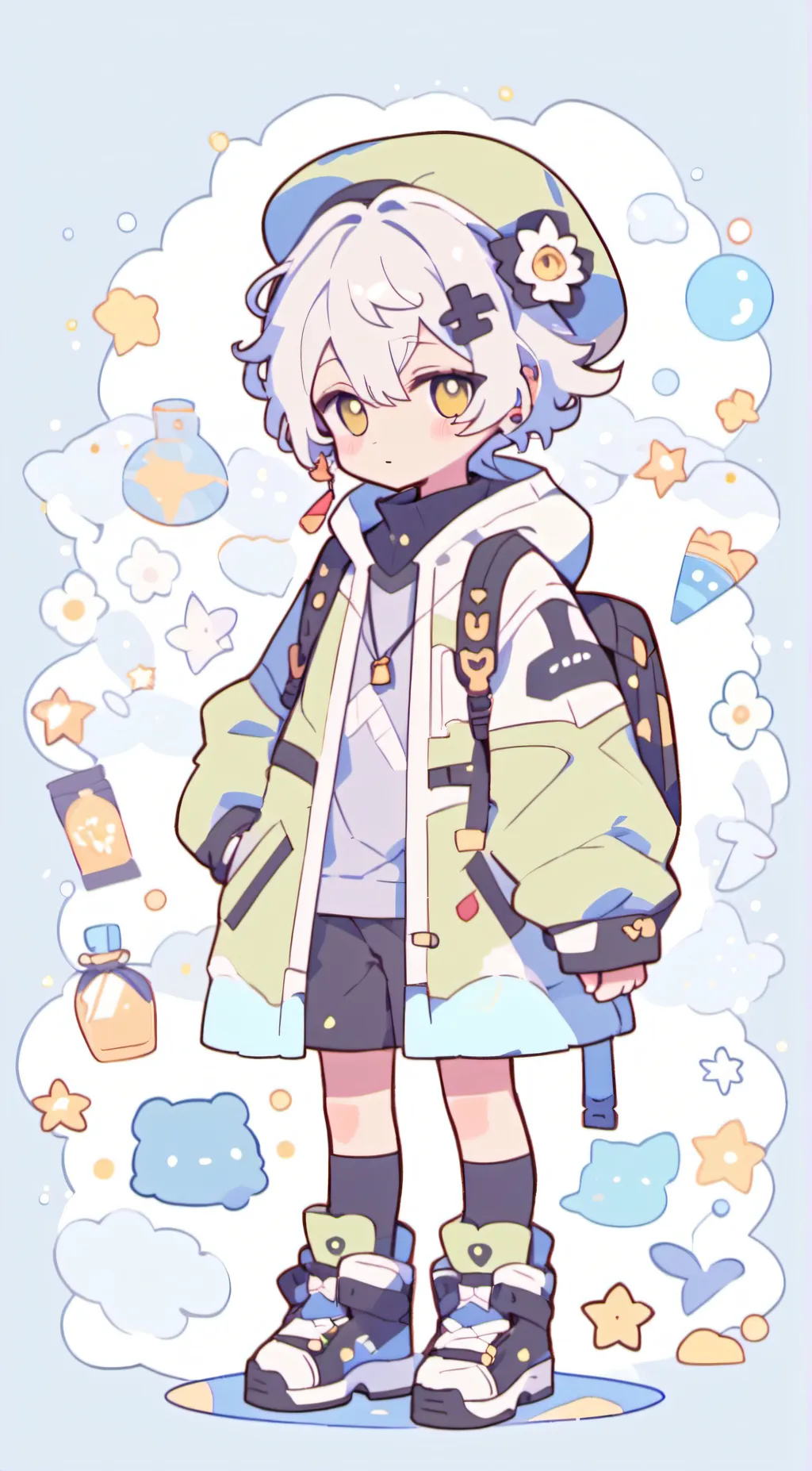 ai character: Kenzo background