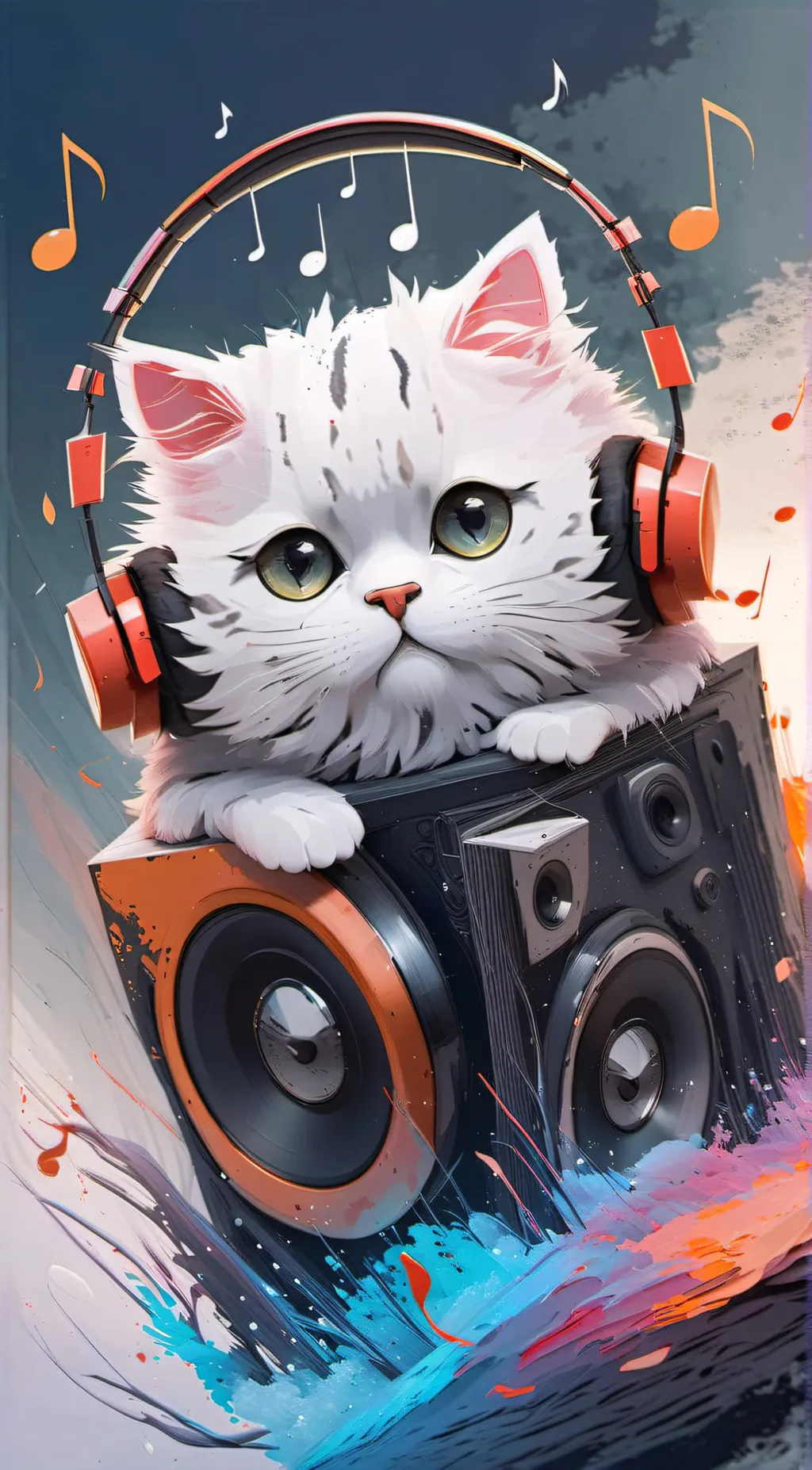 ai character: musicat background