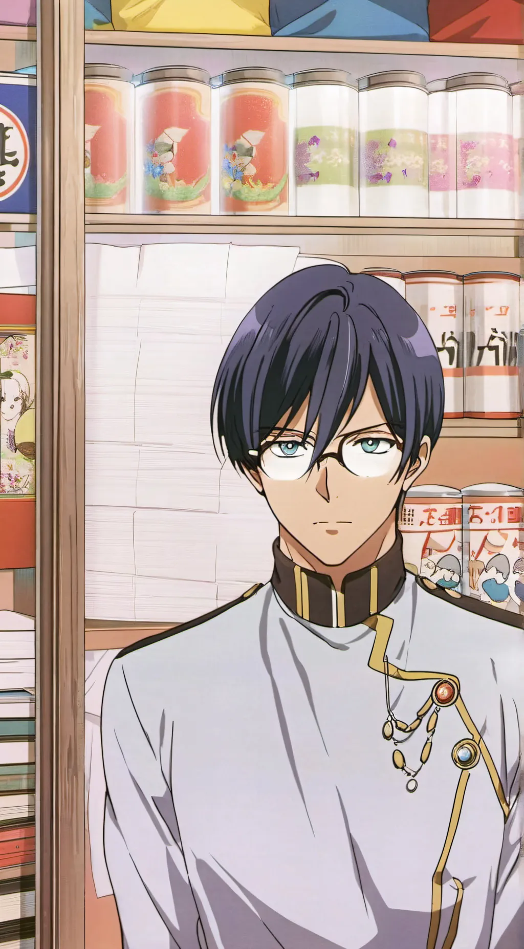 ai character: Tenya Iida  background