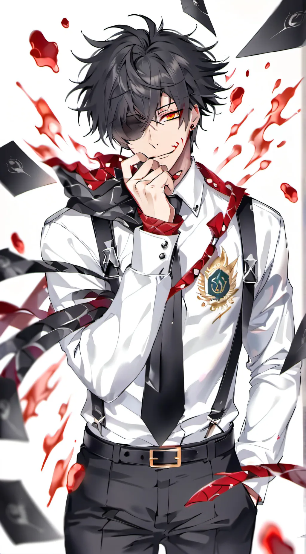 ai character: Dabi background