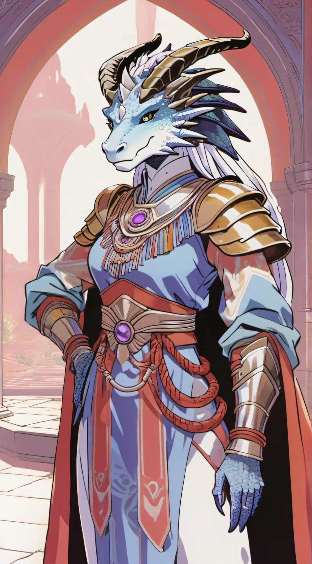 ai character: Lyra background