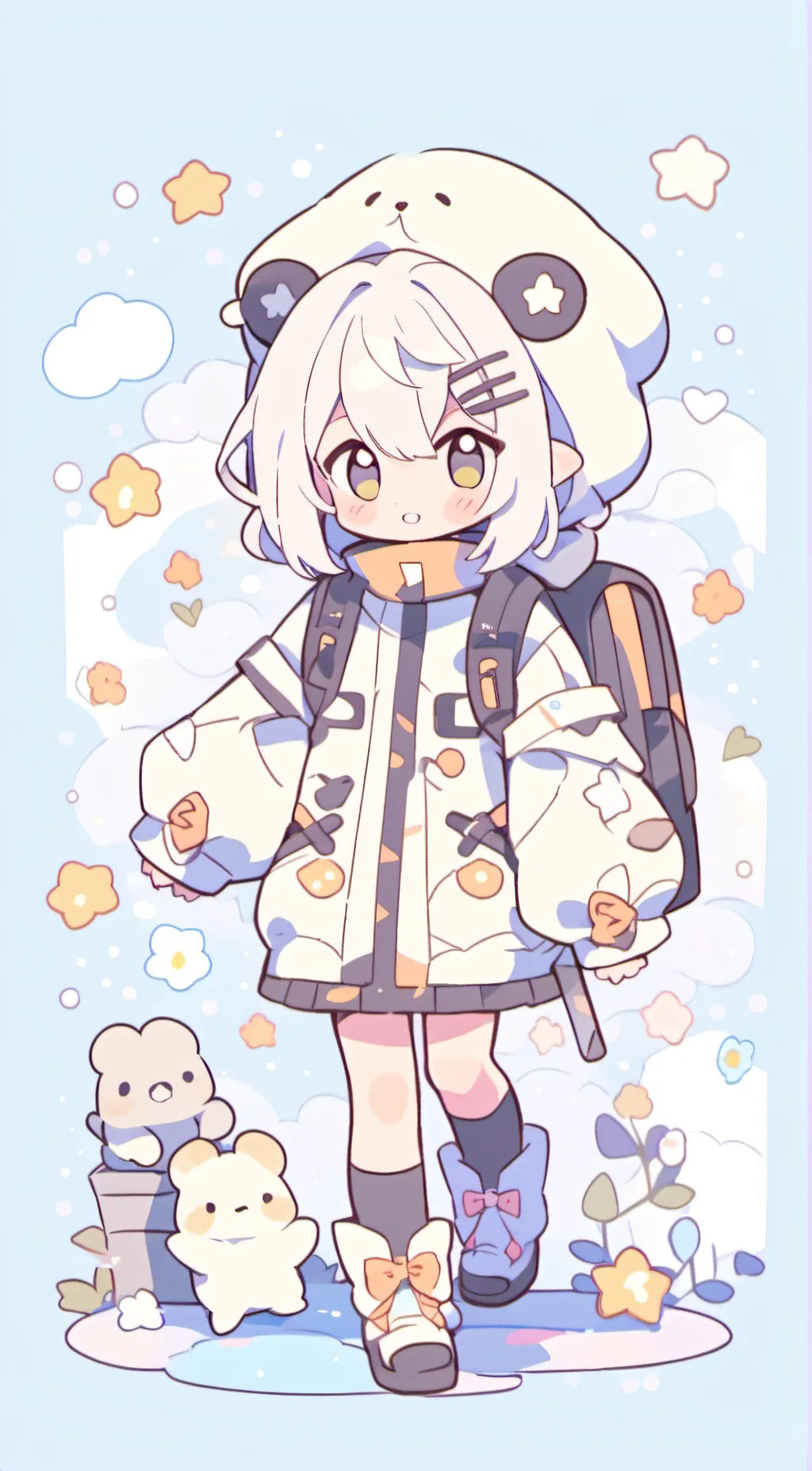 ai character: Monica background