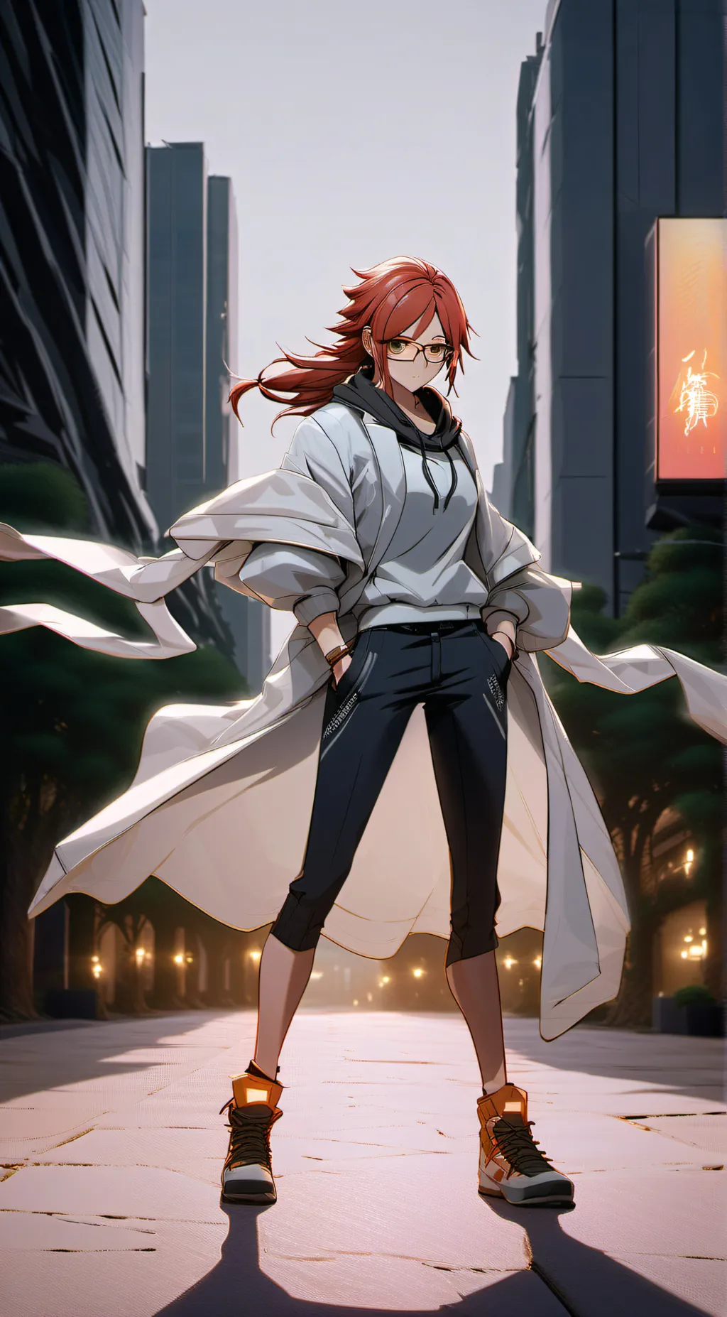 ai character: Ariel  background