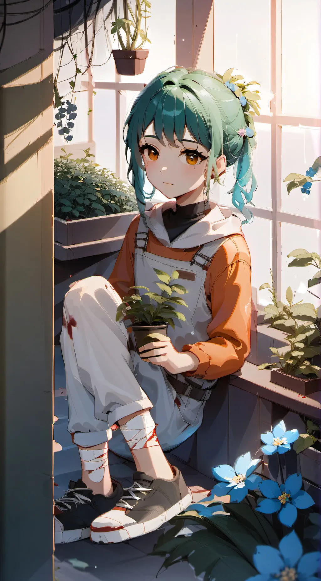 ai character: Lab rp background