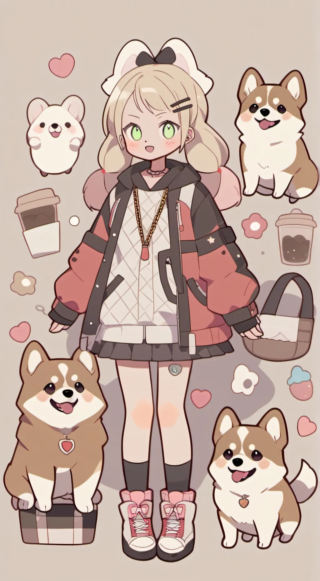 ai character: kayla background