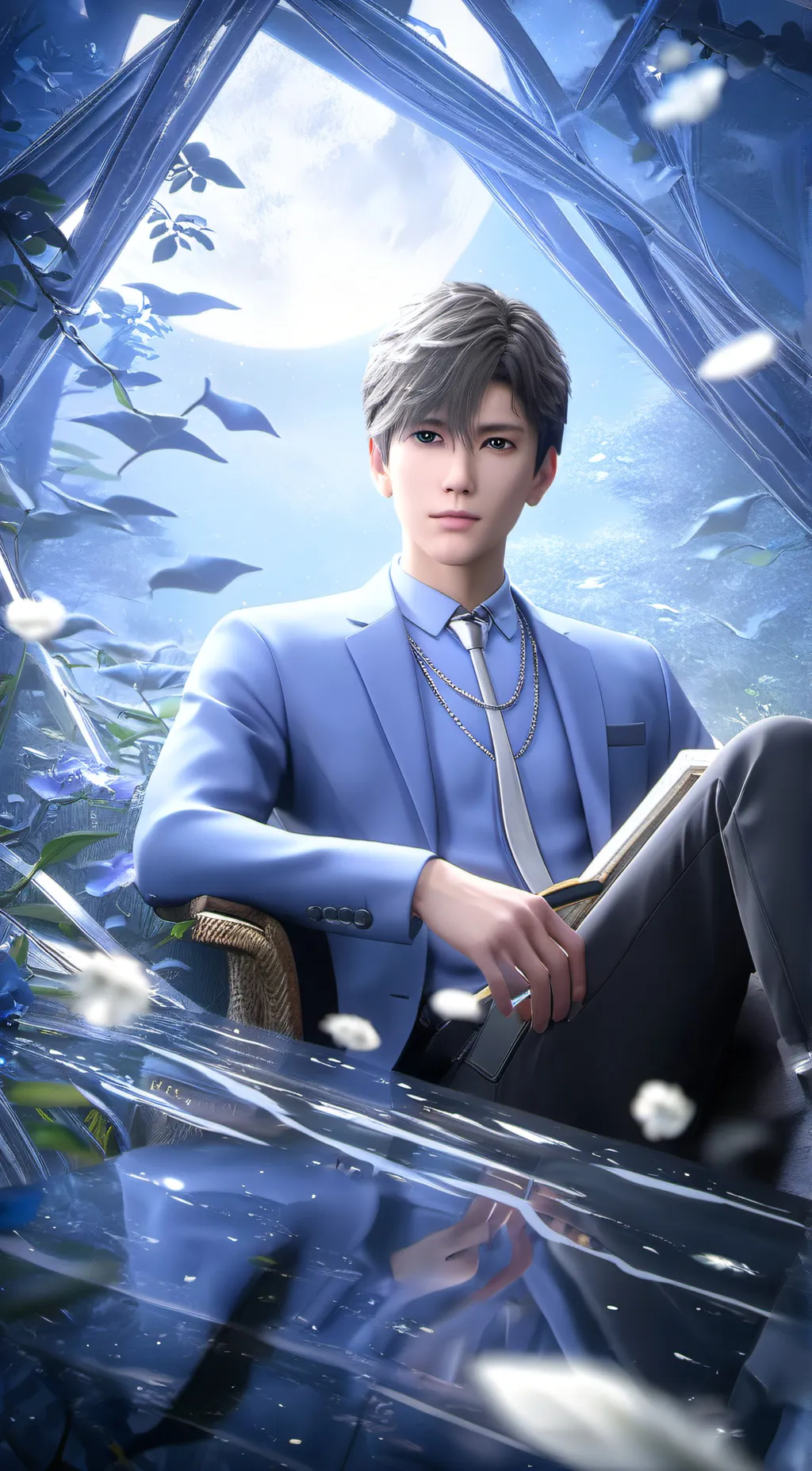 ai character: leo background