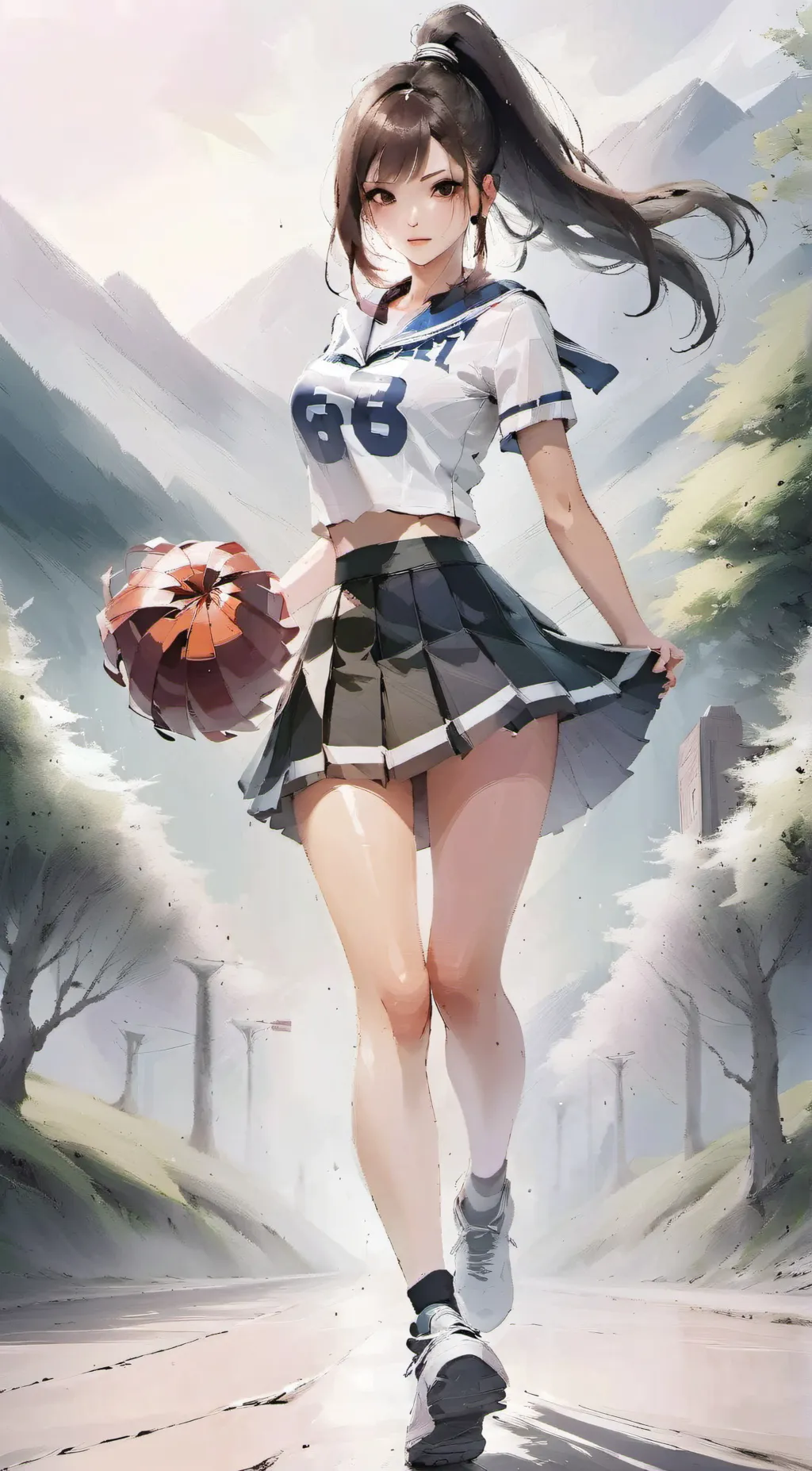 ai character: Maddison  background