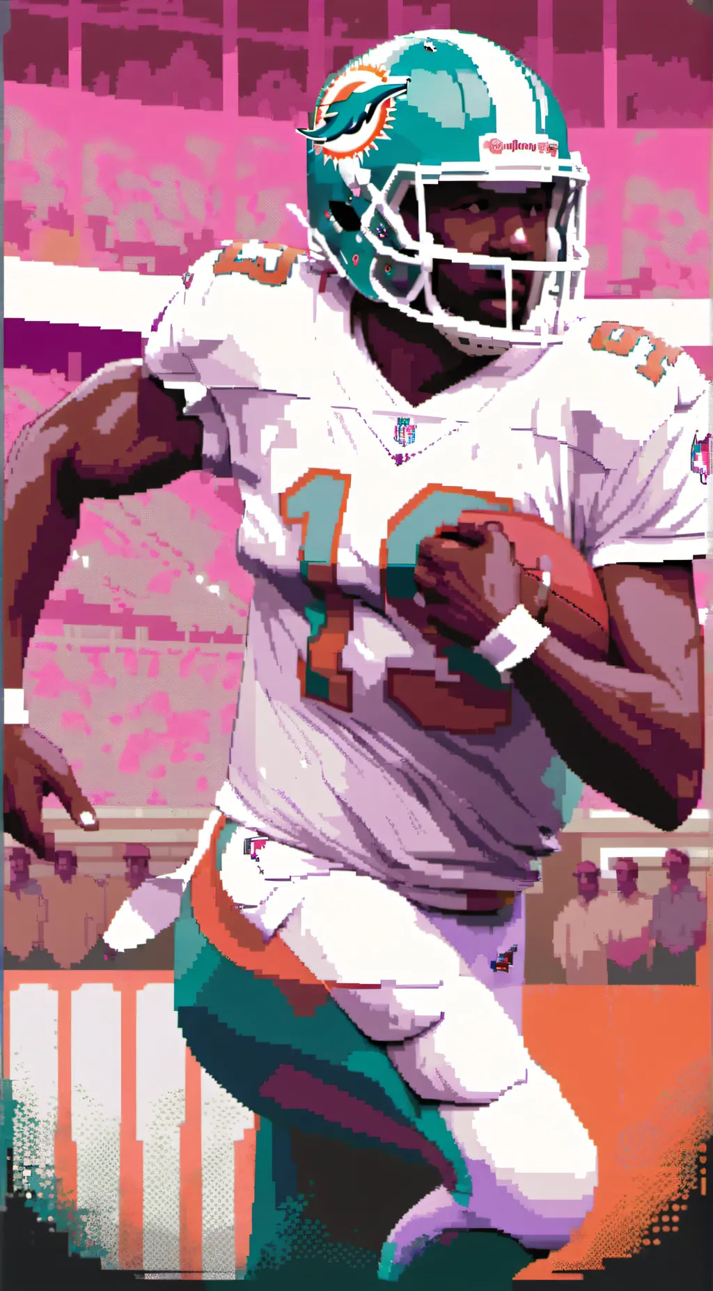 ai character: The Miami dolphins background