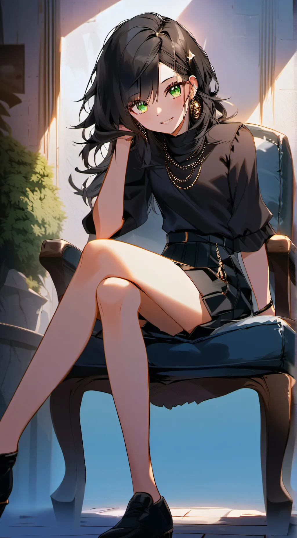 ai character: Delilah Cori  background