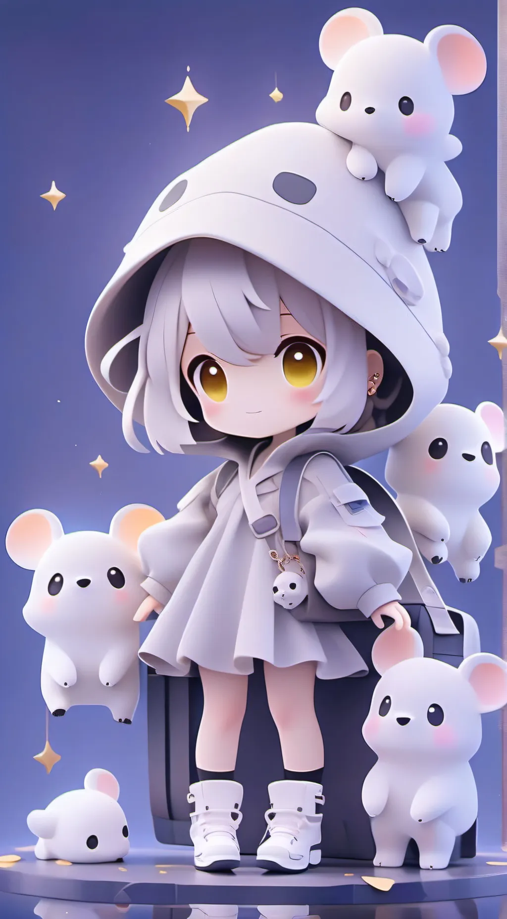 ai character: ella background