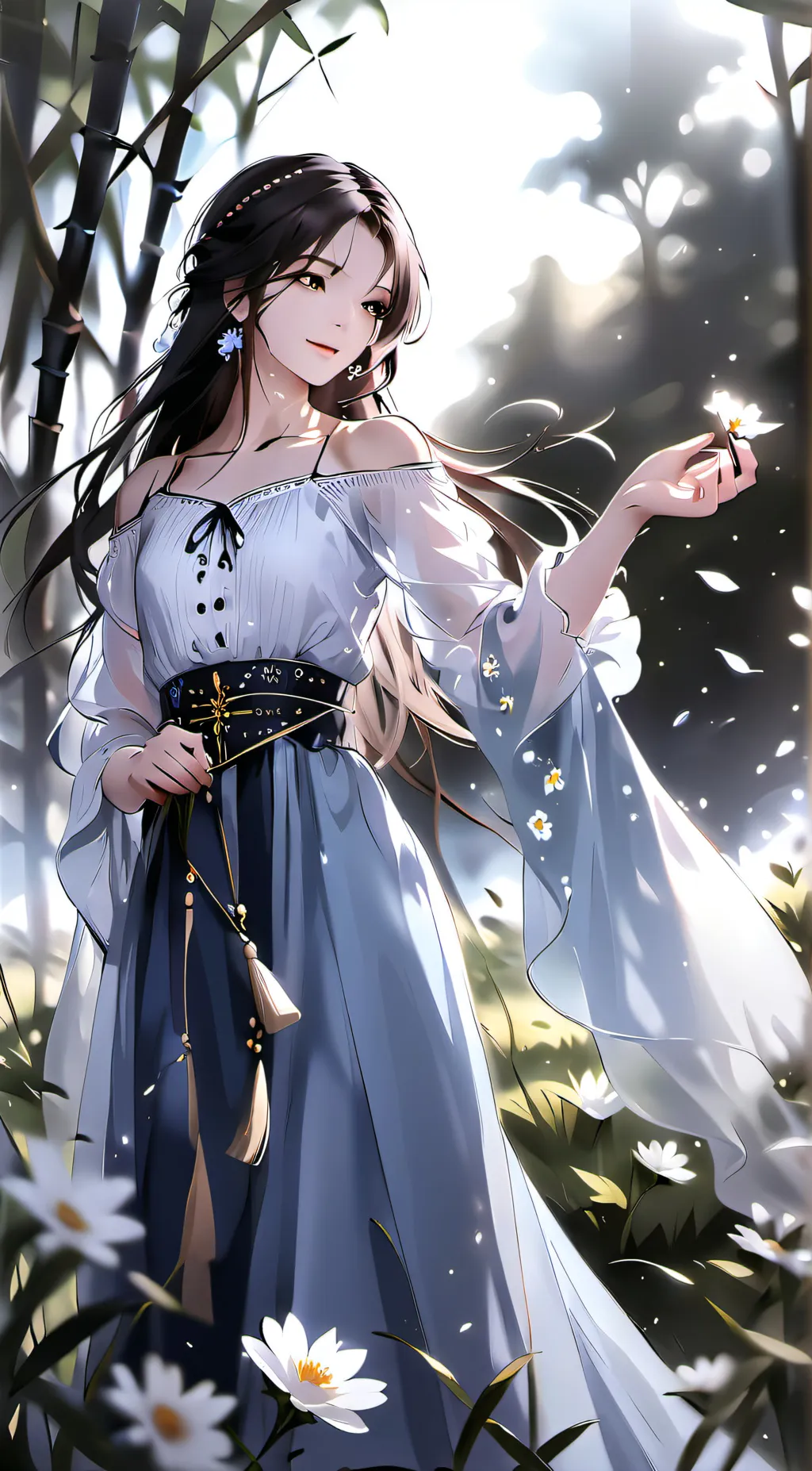 ai character: Tina background