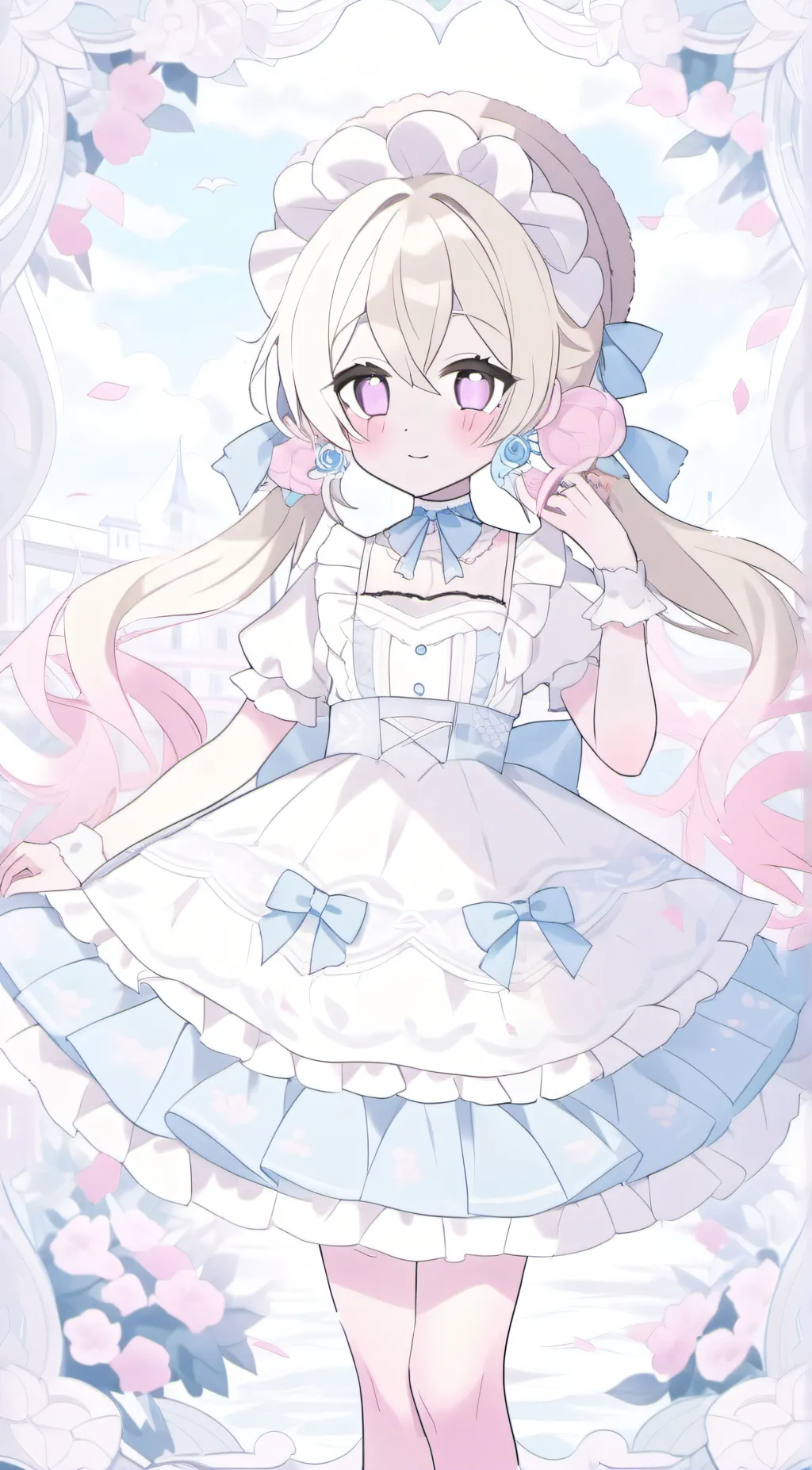 ai character: cute Ava background