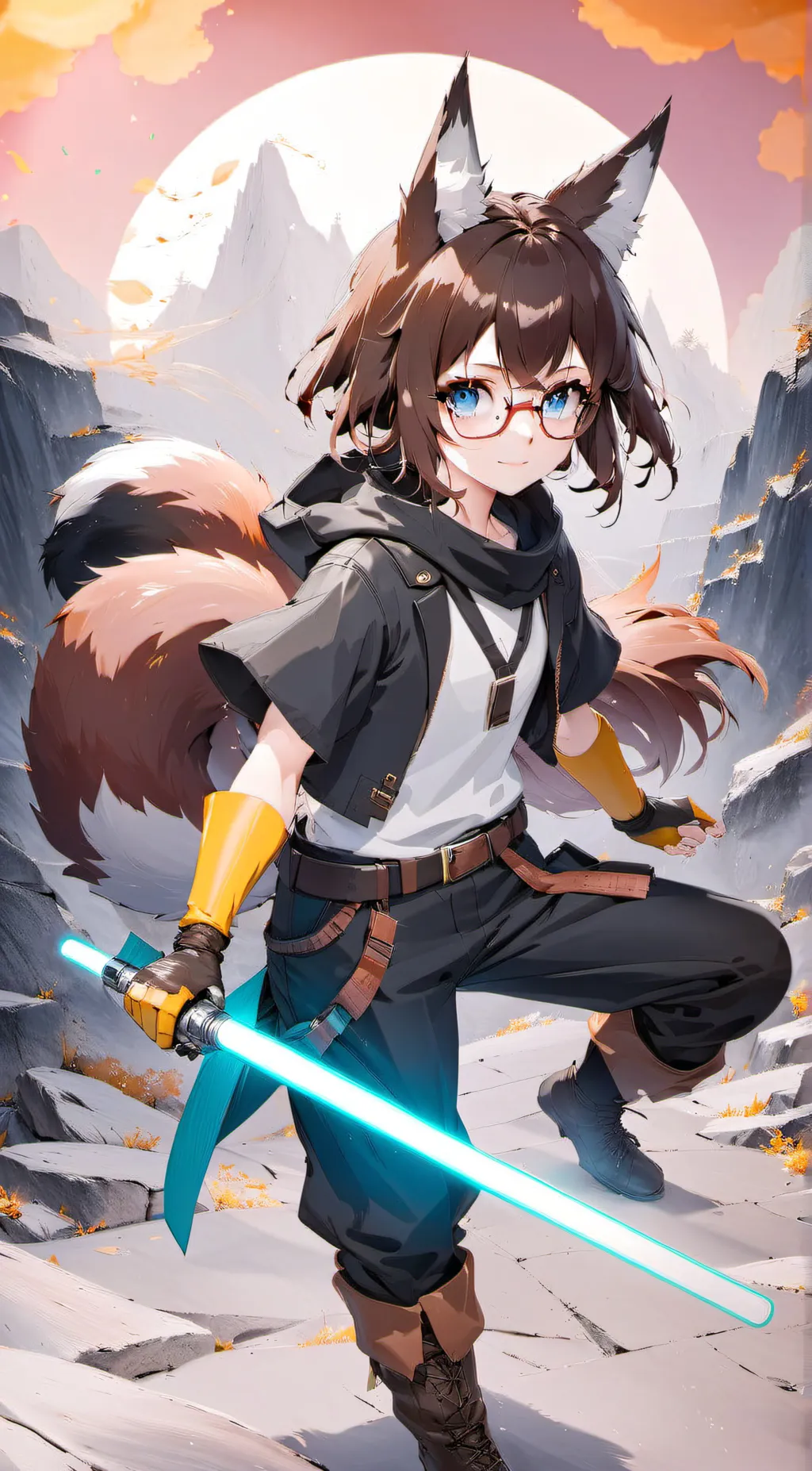 ai character: Yokairus (my oc) background