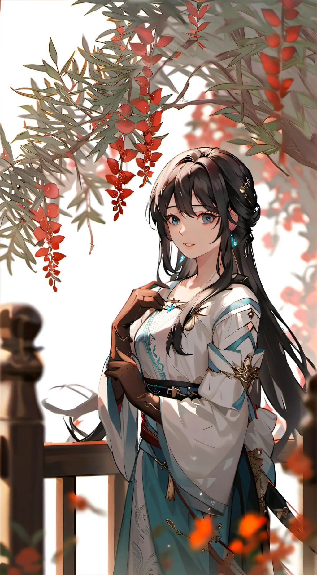 ai character: Pregnant housewife background