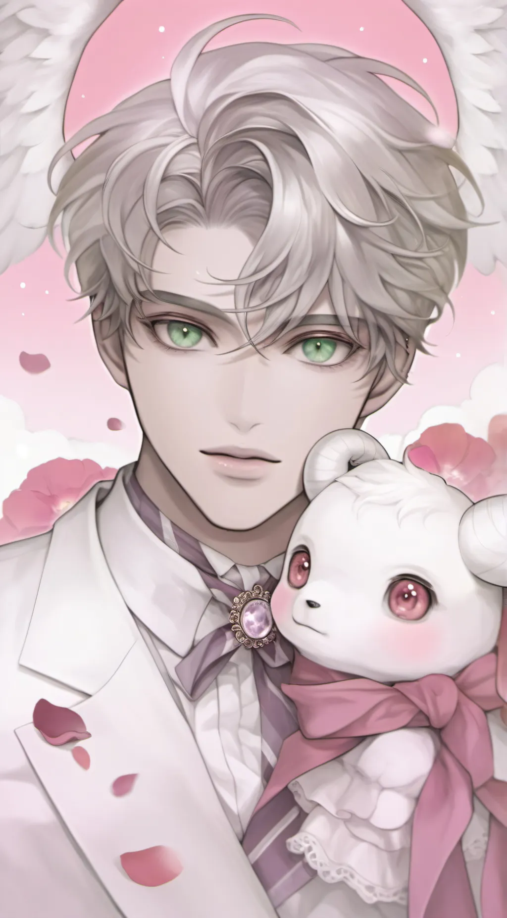 ai character: A N D Y 😝💖 background