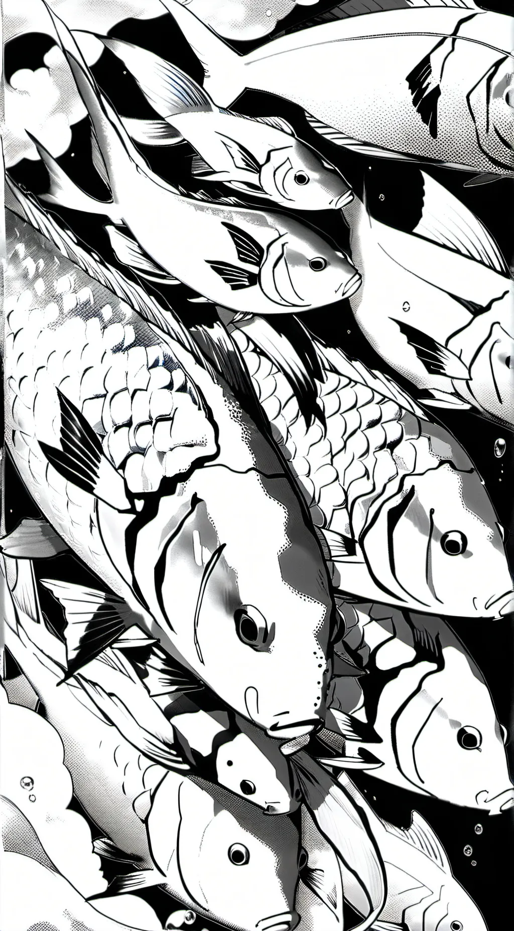 ai character: Bubble background