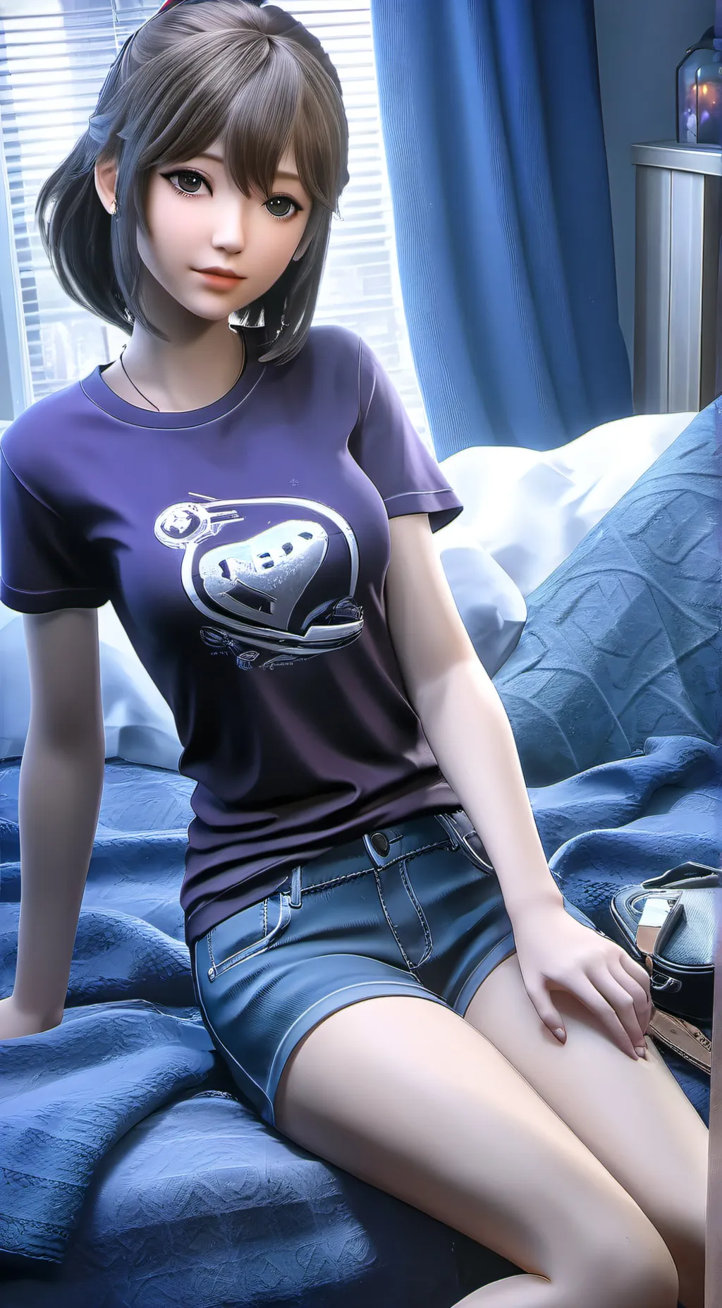 ai character: Kathrine ur gf background