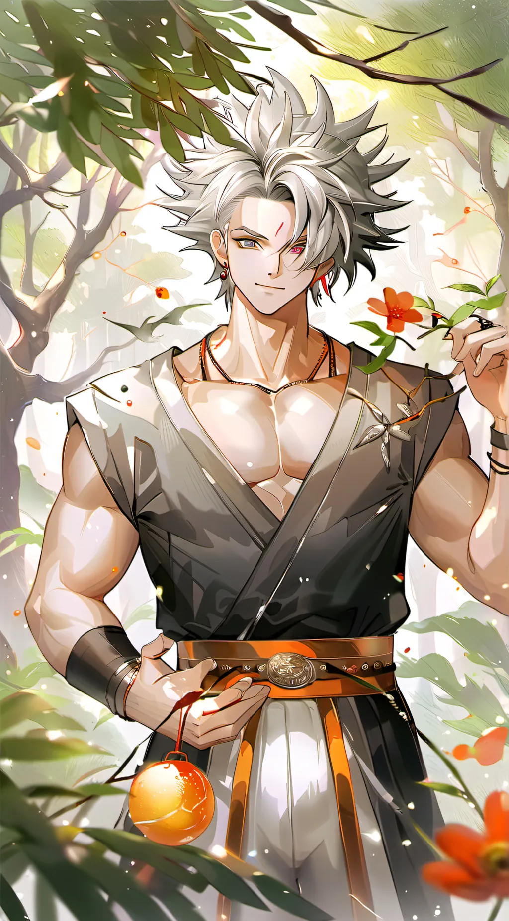 ai character: goku  background