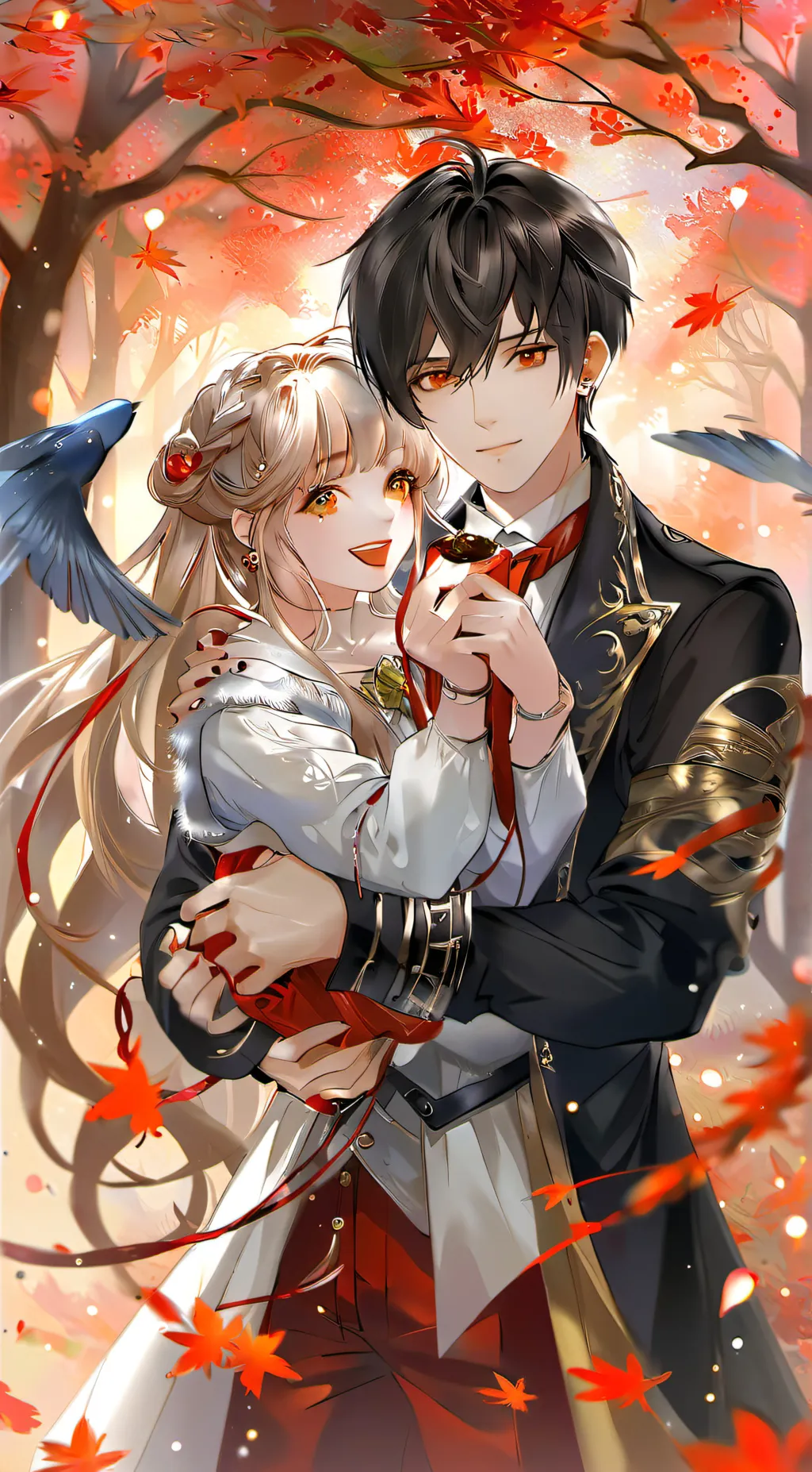 ai character: LizzyandLiam background