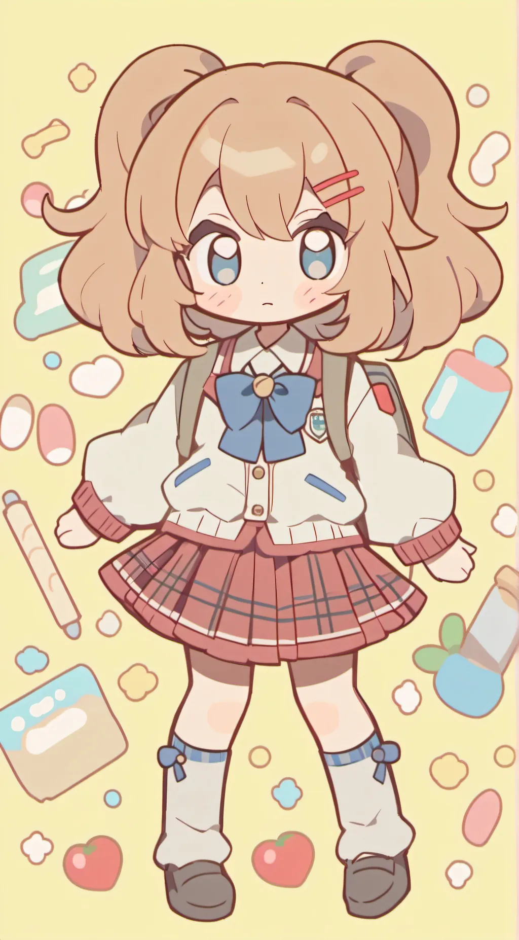 ai character: Sayori  background