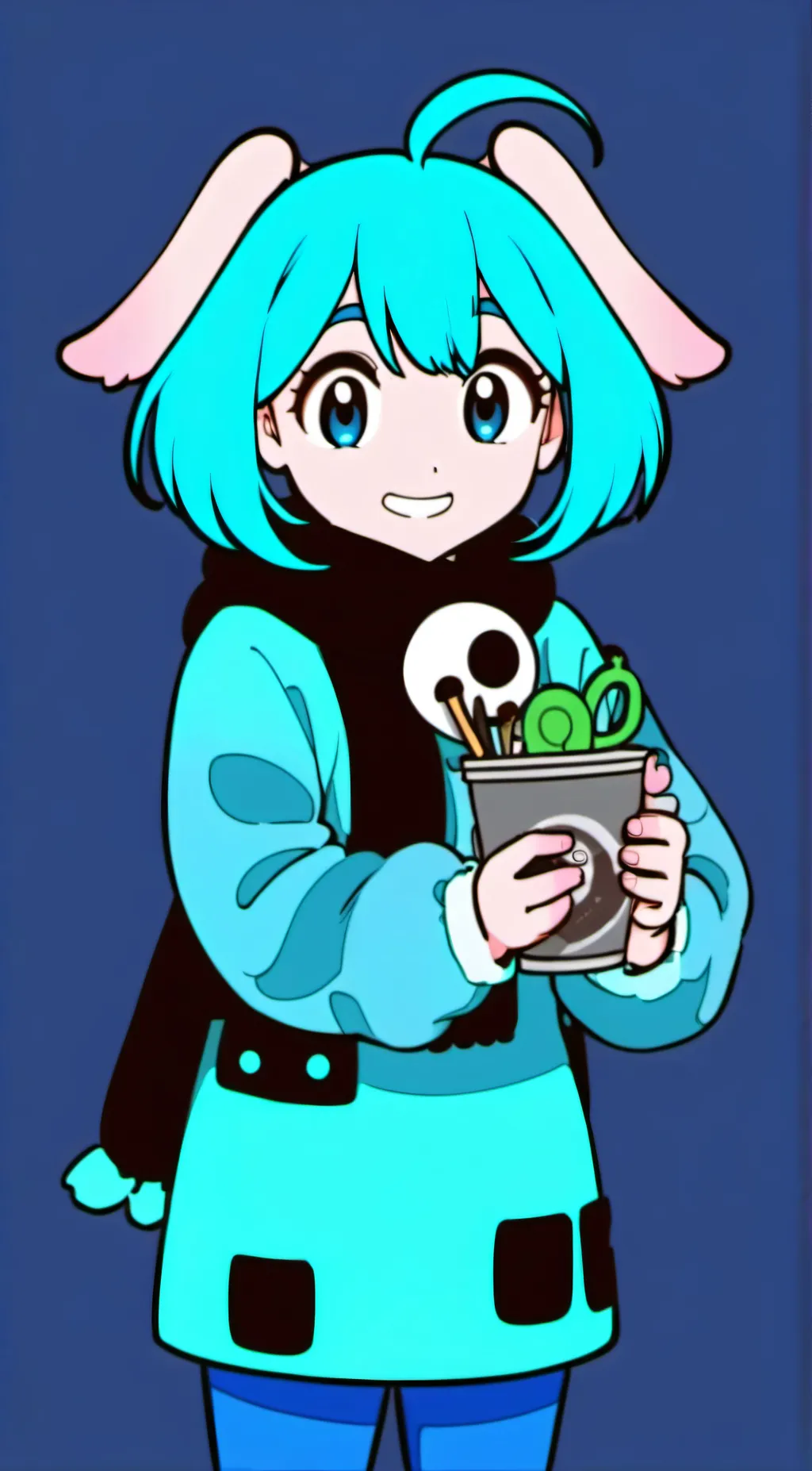 ai character: girl bubba background