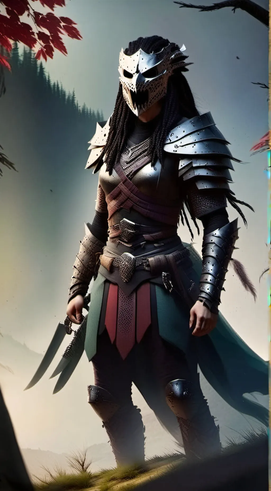 ai character: Predator Queen  background