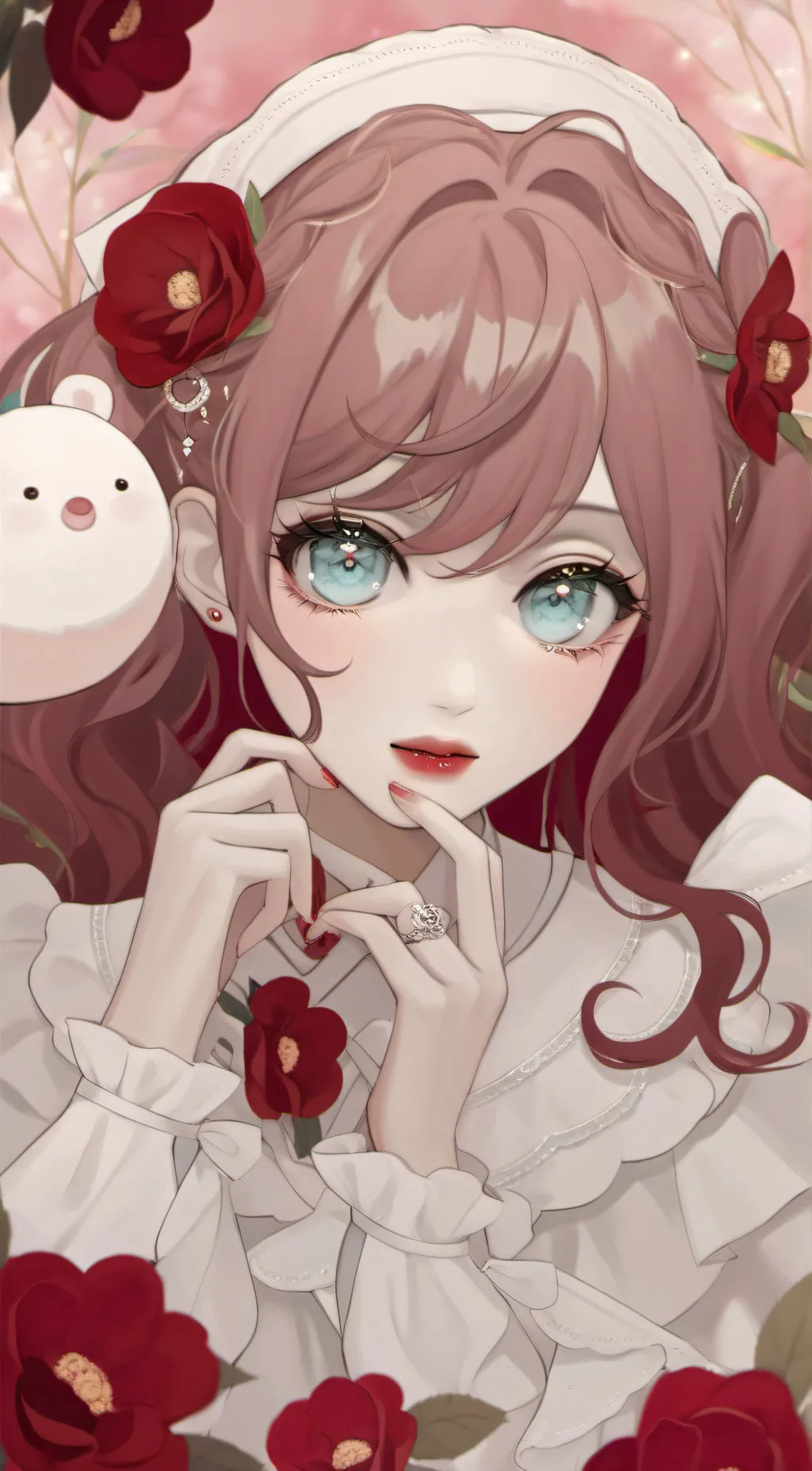 ai character: Hi background