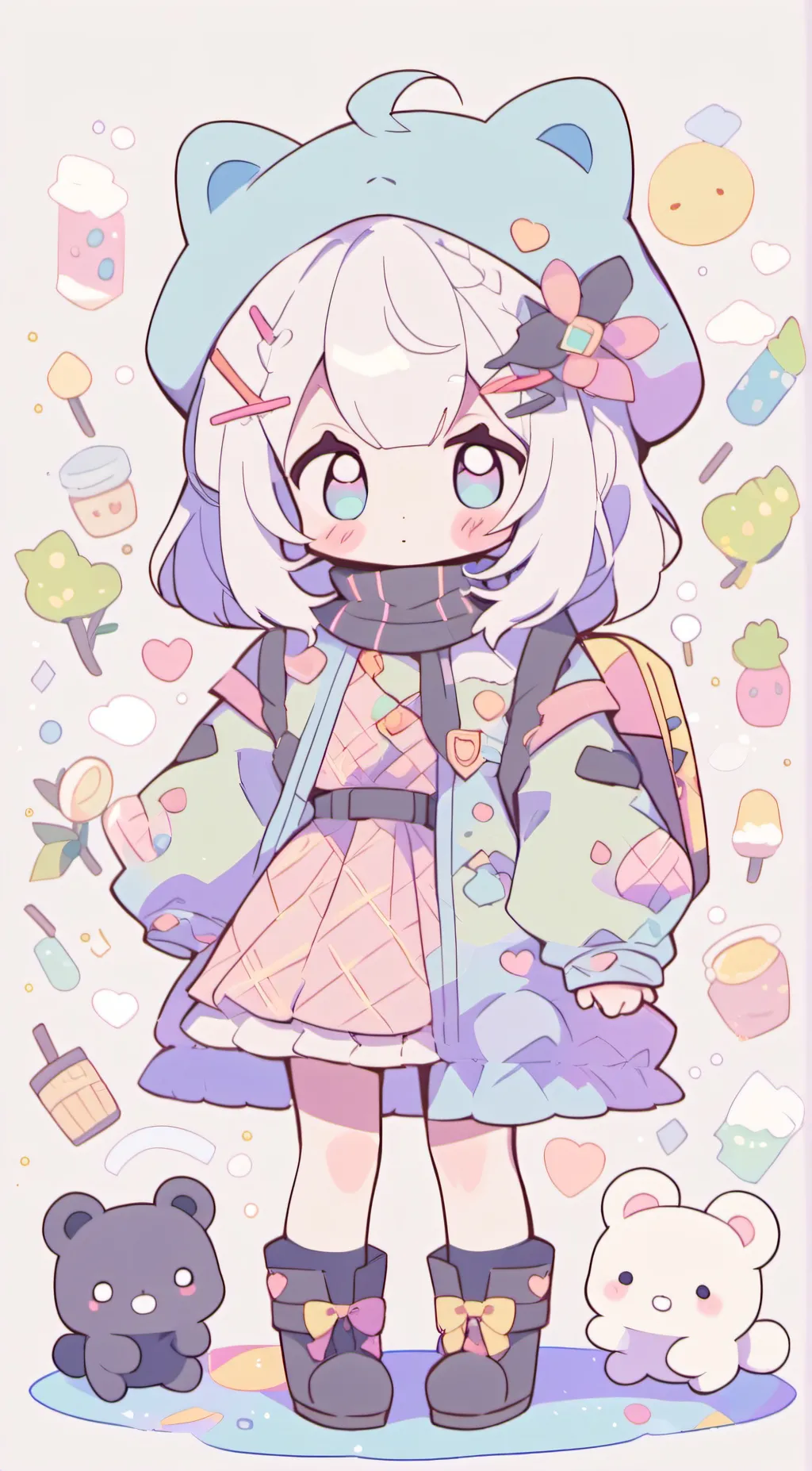 ai character: Itsfunneh mimic background