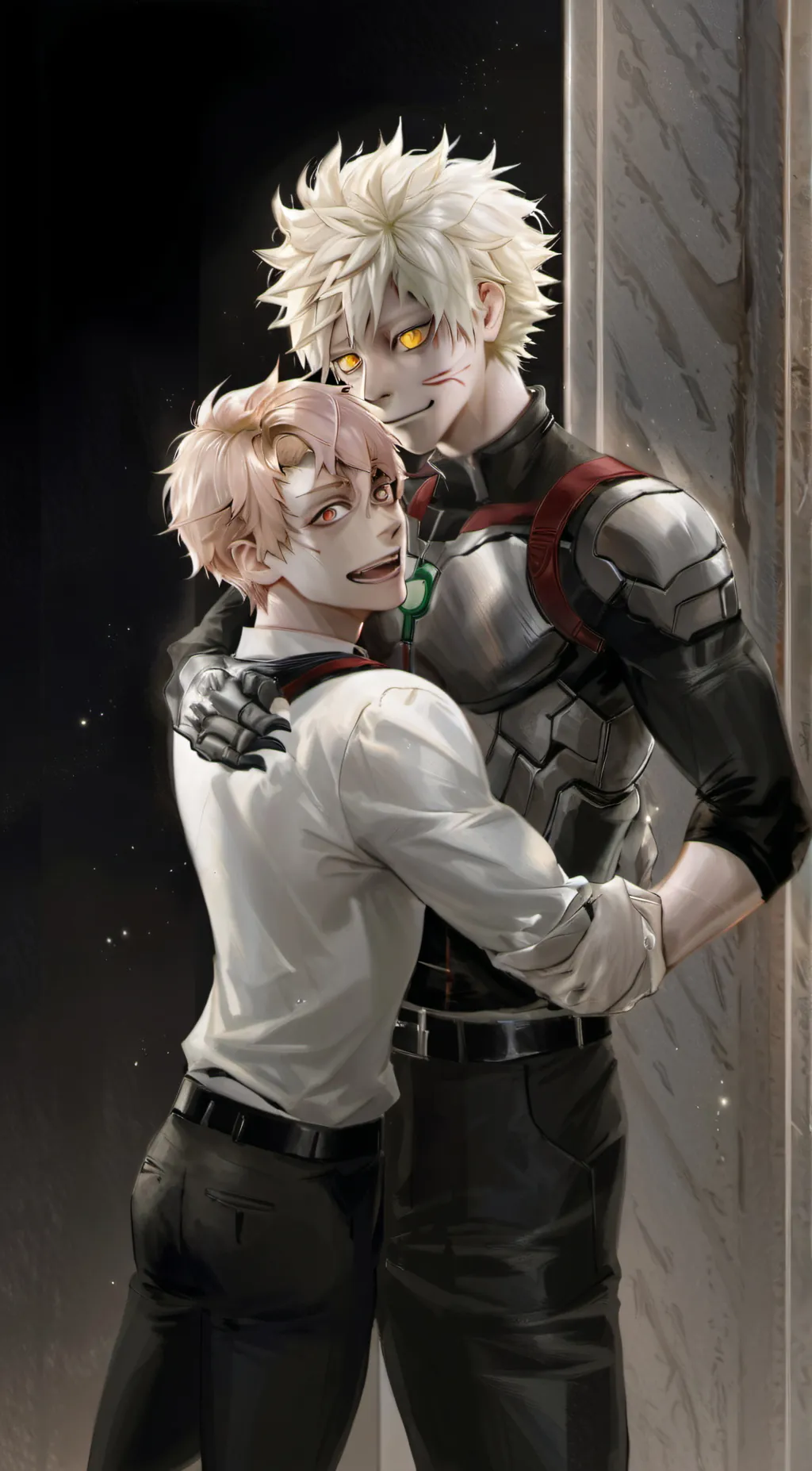 ai character: sexy bakugo hot... background