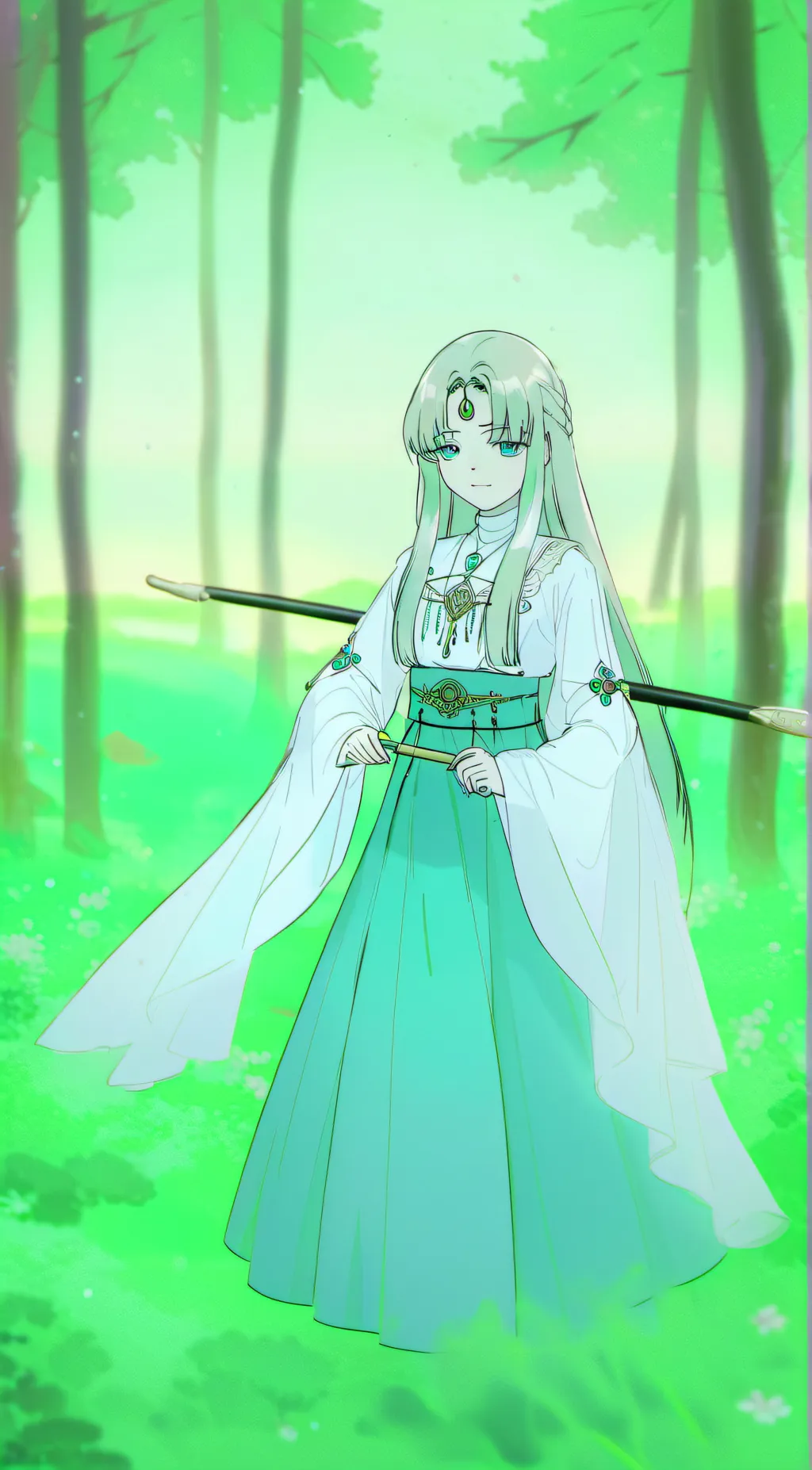 ai character: The mirror card background