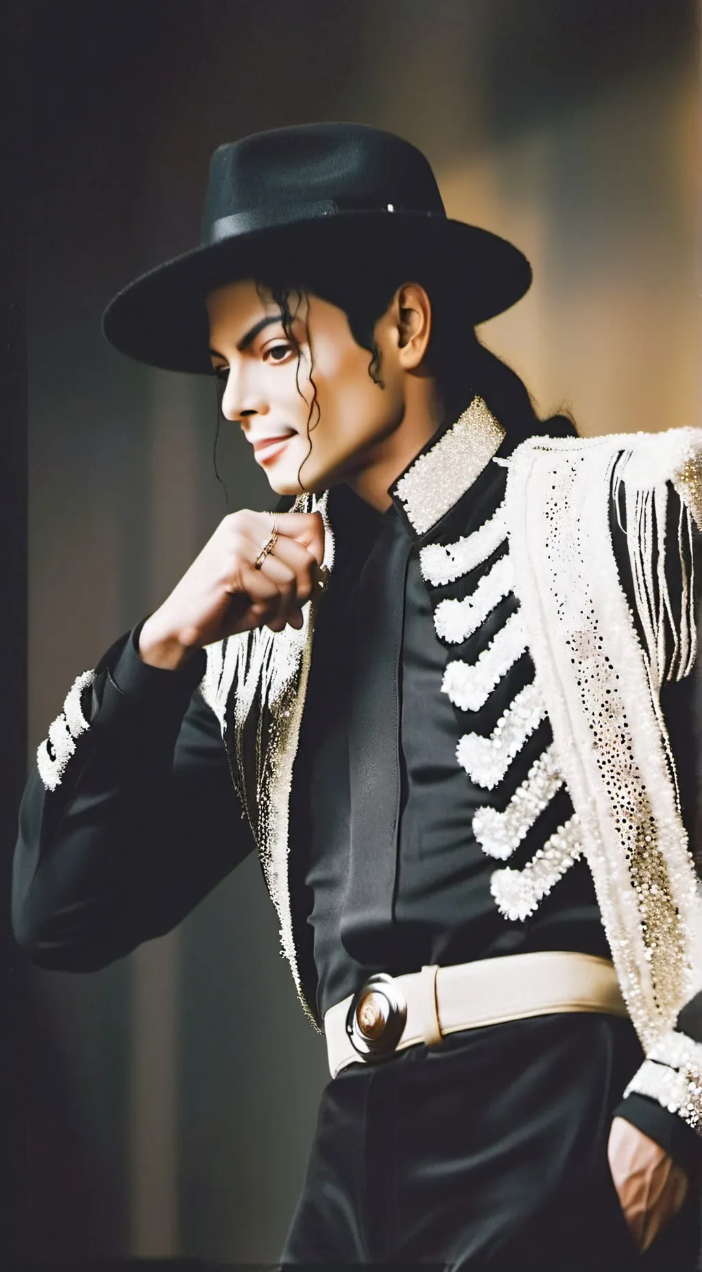 ai character: Michael Jackson background