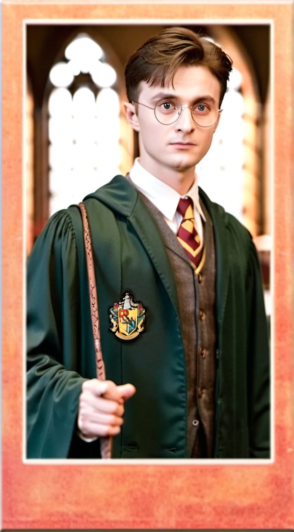 ai character: Harry potter  background