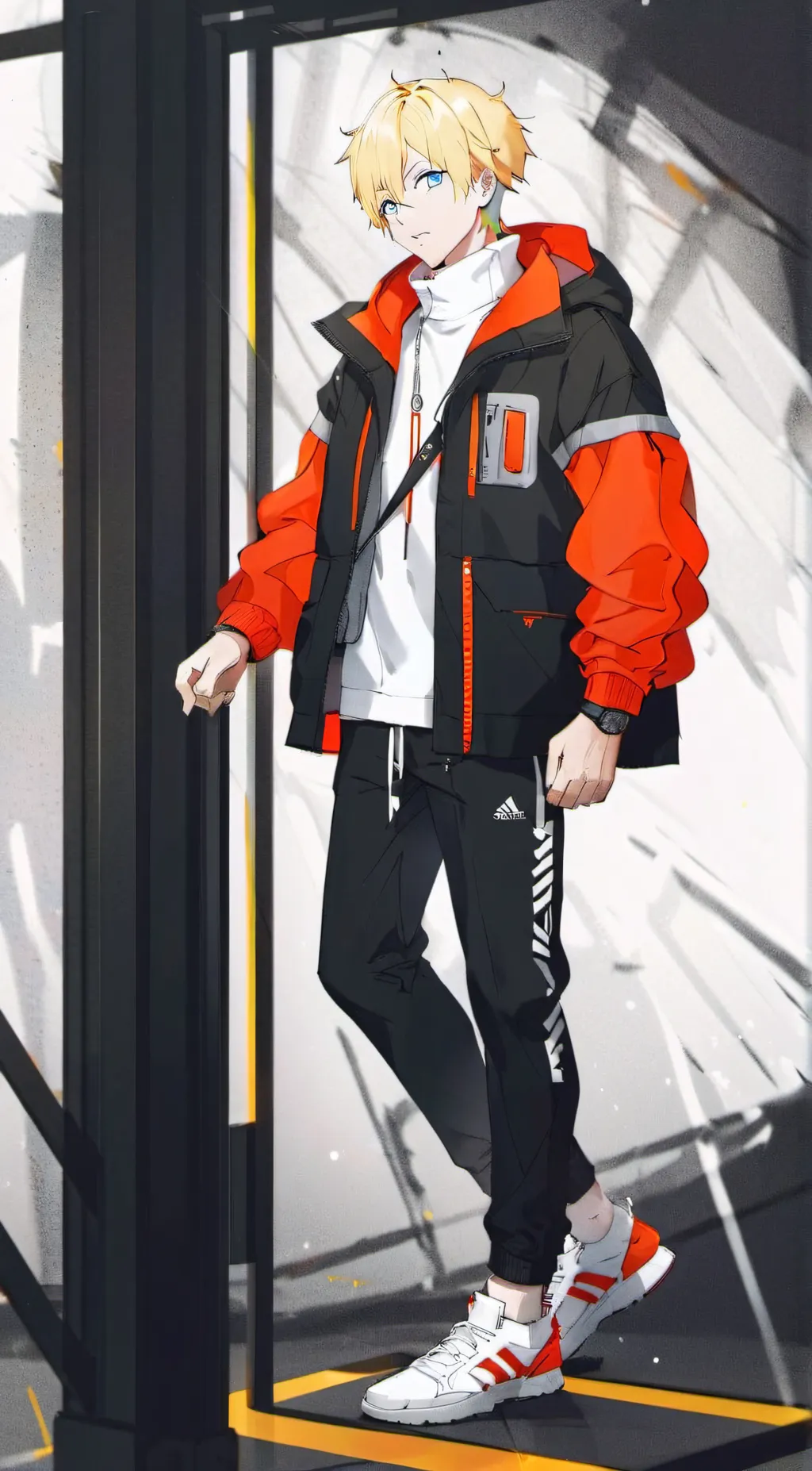 ai character: Jake Yuri Yamato background