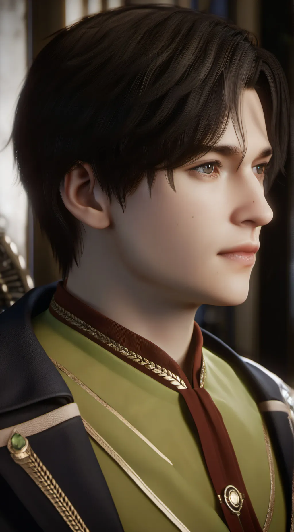 ai character: Daniel  background