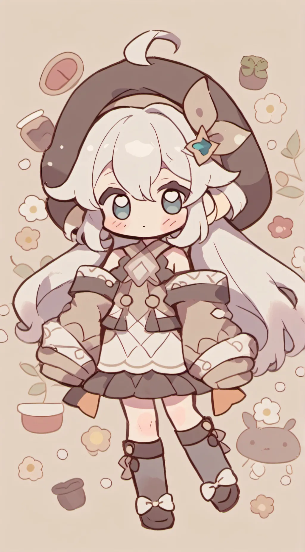 ai character: cocoa  background