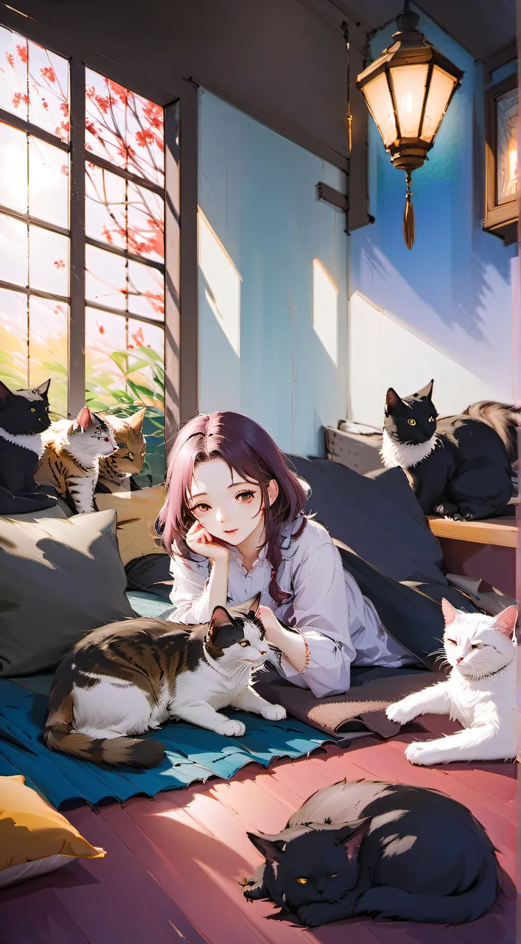 ai character: catnap background