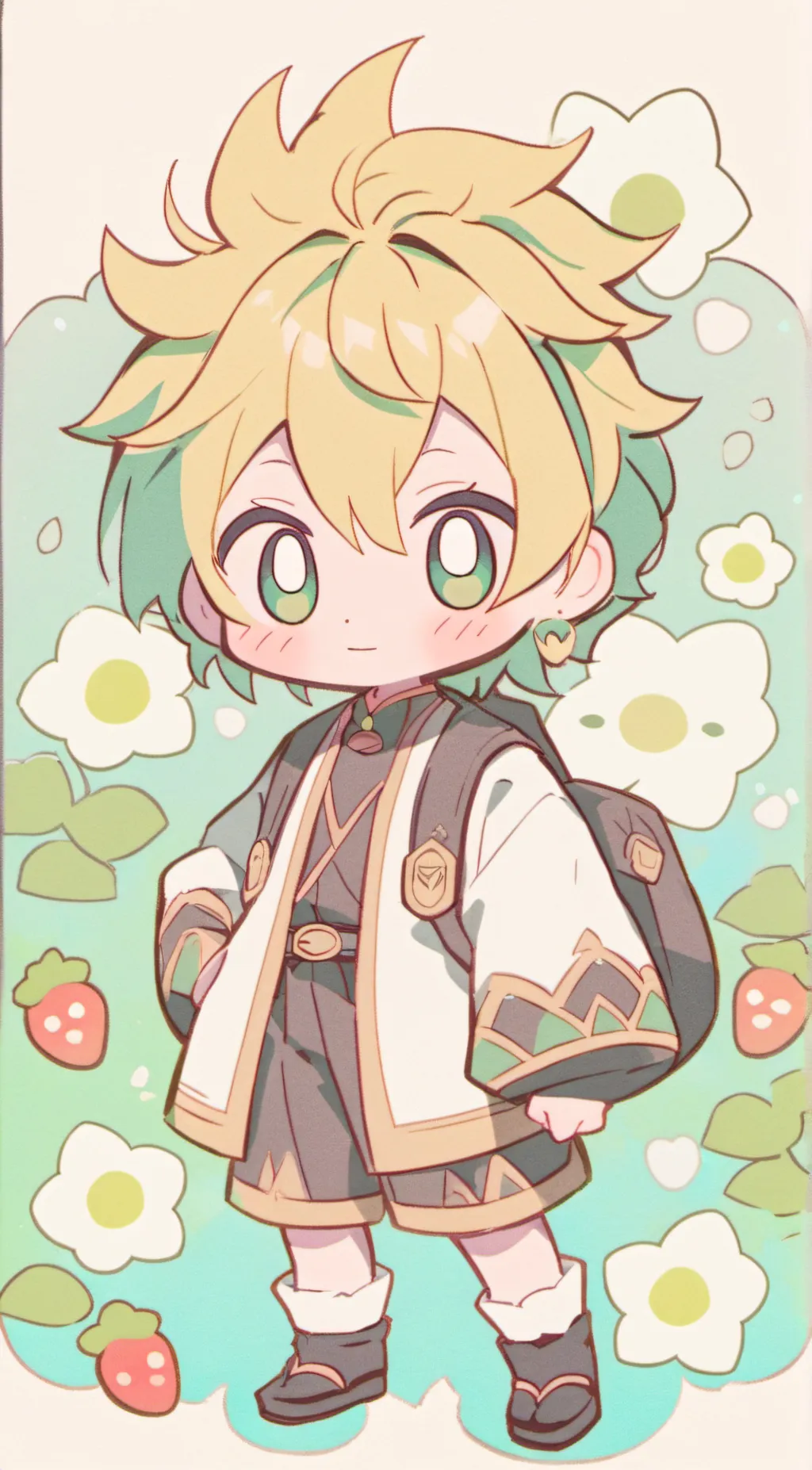 ai character: Zenitsu  background