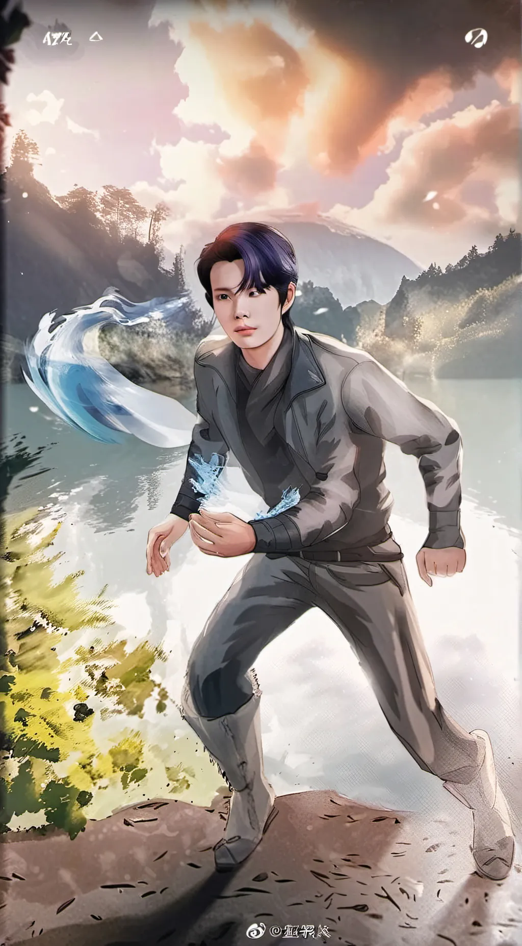 ai character: minsung han background
